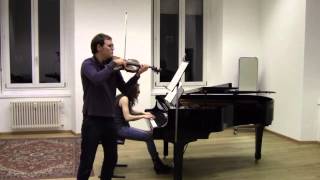 C Franck  Violin sonata in A major Aldo Cicchini  Cristiana Nicolini Complete [upl. by Pagas]