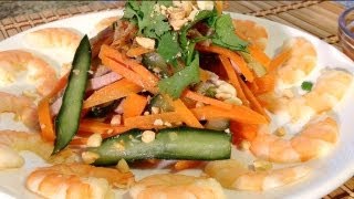 How To Make Vietnamese Shrimp Salad Goi TomVietnamese Food Recipes [upl. by Wind41]