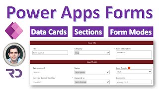 Power Apps Form Control Tutorial  New Edit Form [upl. by Airamesor]