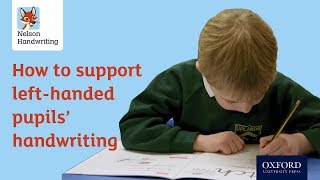 How to support lefthanded pupils handwriting [upl. by Briano]