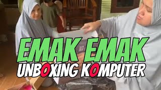 EMAK EMAK UNBOXING PC KOMPUTER [upl. by Lledniw]