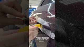 My Porsche Macan EV  Door Handle  SatinGuard PPF Installation [upl. by Gesner]