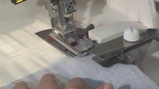 Pfaff Overlock Curved Seam Guide [upl. by Vinson]