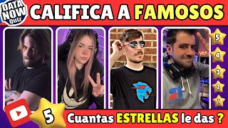 Califica a famosos  Youtubers  quiz  trivia [upl. by Galan]