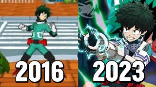 Evolution of My Hero Academia Games 20162023 [upl. by Shani113]