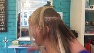 Invisible Hair Extentions LA WEAVE Method MUST WATCH [upl. by Chivers]