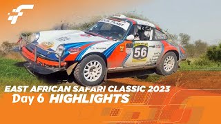 East African Safari Classic Rally 2023  Day 6 Highlights rally [upl. by Keram8]