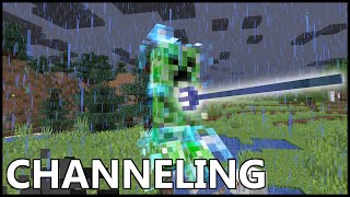 What Does The CHANNELING ENCHANTMENT Do In MINECRAFT [upl. by Anifares]