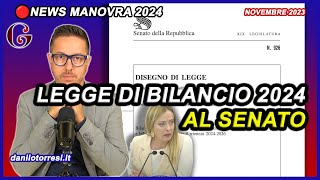 Legge di Bilancio 2024 al SENATO ultime notizie  confermata la Manovra con le tasse sul Superbonus [upl. by Voletta512]