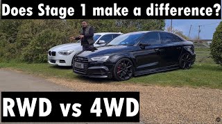 MLites shouldve come with xDrive  Audi S3 Saloon 8V Stage 1 vs BMW M135i F20 [upl. by Ylram485]