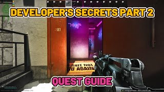 Developers Secrets Part 2 Quest Guide  Streets of Tarkov escapefromtarkov tarkov [upl. by Layney]