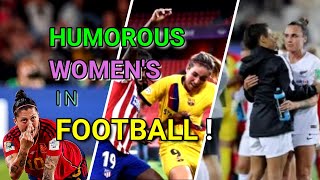 Humorous Womens Player In Football  ⚽⚽ [upl. by Hgielra463]