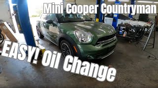 2016 Mini Cooper S Countryman Oil Change [upl. by Randa49]