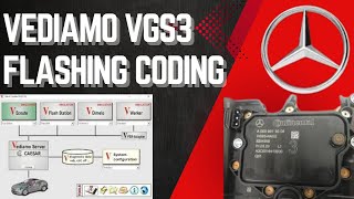 MB VGS3 Flashing amp Coding With Vediamo [upl. by Suhpesoj]