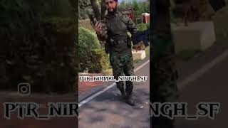 PARATROOPER NIRMAL SINGH PARA COMMANDO army indianarmy nsg indianarmycommando spg indianmili [upl. by Natsreik]