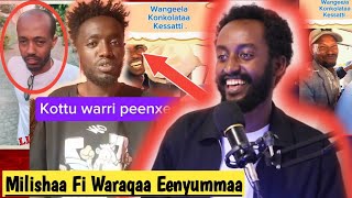 🔴Wangeelaafi Milishaa Buraayyuu  Waraqaa Eenyummaa Biyyi Koo Waaqarra😁 [upl. by Ellezig]