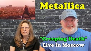 Reaction to Metallica quotCreeping Deathquot Live in Moscow 1991 [upl. by Baxie]