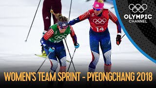 Womens Team Sprint Final  CrossCountry Skiing  PyeongChang 2018 Replays [upl. by Lapotin]