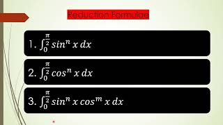 1 Reduction formulae 1 [upl. by Bhayani]