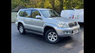 2003 TOYOTA LAND CRUISER 30L DIESEL MANUAL  FOR SALE  £5295 [upl. by Mita]