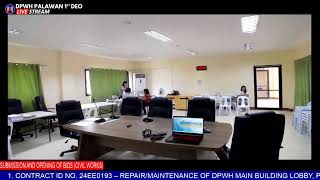 Procurement Livestream for DPWH Palawan 1st DEO on November 5 2024 [upl. by Arleen]