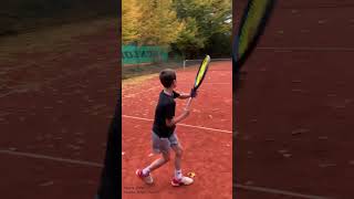 🤔😁🏆💪 Niklas Kochta tries Tennis and Baseball tenniskids tennispro tennisvideo [upl. by Carolyne384]