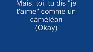 Maître Gims  Caméléon Lyrics [upl. by Fanning]