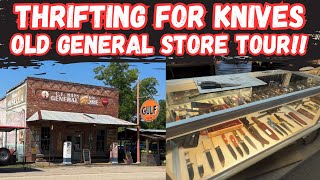 Thrifting for Knives amp Old General Store Tour [upl. by Nwahsit941]