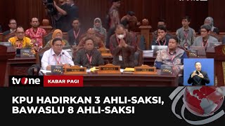 KPUBawaslu Hadirkan Saksi dan Ahli di Sidang Lanjutan Sengketa Pilpres 2024  Kabar Pagi tvOne [upl. by Klingel]