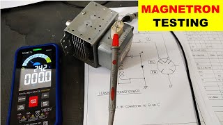 873 how to test magnetron in microwave oven [upl. by Rehpotirhc820]