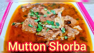 Mutton Shorba Recipe  Easy and quick way to make Mutton Shorba  Aromalicious cooking with amna [upl. by Soirtimid553]