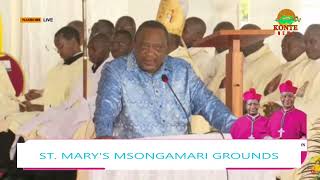 FORMER PRESIDENT UHURU KENYATTA FULL SPEECH AT CATHOLIC EPISCOPAL ORDINATION NAIROBI [upl. by Shamrao213]