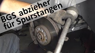 BGS Spurstangengelenk Werkzeug  VW Caddy Spurstange wechseln mit dem neuen abzieher [upl. by Daph]