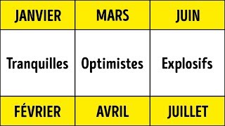 Les Scientifiques Lont Prouvé  le Mois de ta Naissance Détermine ta Santé et ta Personnalité [upl. by Oirasec]