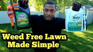 How To Quickly Eliminate Weeds In Your Lawn Fast And Simple With RTU Products Pt 1 [upl. by Seugram695]