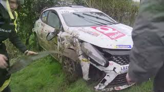 Rally du Touquet  PasdeCalais 2024 Flatout  Crash [upl. by Wenz892]