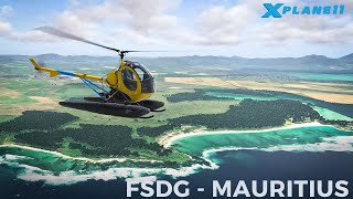 X Plane 11  Mauritius by FSDG 100 FPS [upl. by Kozloski923]