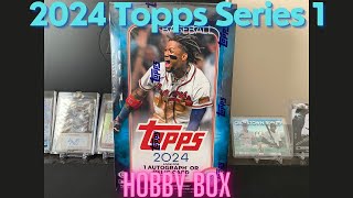 2024 Topps Series 1 Hobby Box Auto and Insert parallels [upl. by Norac]