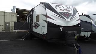 2019 Forest River XLR Nitro 29KW Toy Hauler Travel Trailer Walk Through Video [upl. by Anavi]