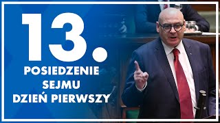 13 posiedzenie Sejmu  dzień pierwszy 12 czerwca 2024 r [upl. by Dracir]