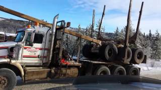 Weyerhaeuser Road near Cutbank River Alberta [upl. by Abbub83]