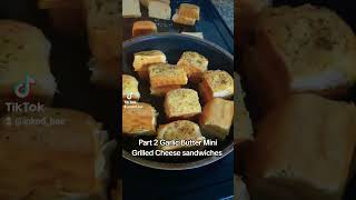 Mini Garlic Butter Hawaiian Grilled Cheese Sandwiches For The Kiddos fyp recipe musttry yummy [upl. by Nomahs]