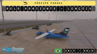 Voo Azul de ATR entre Aeroporto de Confins e Lençóis na Bahia [upl. by Fox]