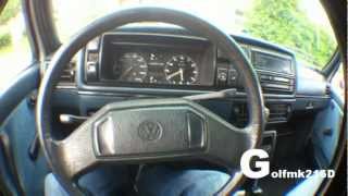 VW Golf mk2 16D  Engine start [upl. by Lincoln]