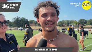 Steelers training camp Roman Wilson learning from great leader George Pickens in first camp [upl. by Woods]