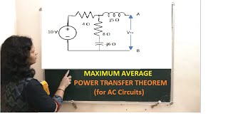 Average maximum power Ttransfer  ac circuit [upl. by Nnaeirual]