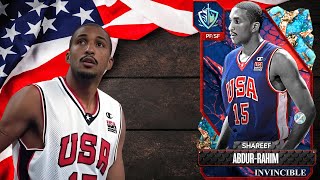 Invincible Shareef AbdurRahim  Card Breakdown amp REview  NBA 2K24 MyTeam [upl. by Fredelia]