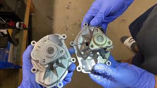 PORSCHE CAYENNE 958 V8 48L WATER PUMP amp THERMOSTAT REMOVAL amp REPLACEMENT [upl. by Elbart]