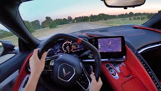 2020 Chevrolet Corvette C8 Stingray Coupe  POV First Impressions [upl. by Mloc]