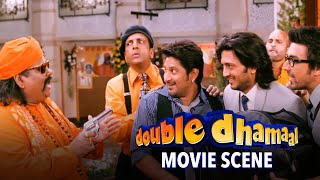 Double Dhamaal Funny Scene of Arshad Javed Riteish amp Aashish Fooling and Escaping Goons [upl. by Dhar]